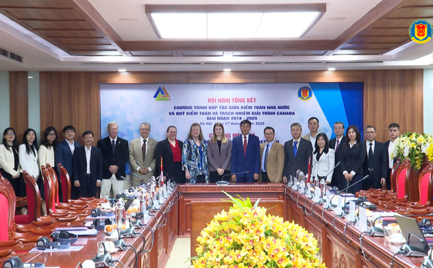 Hội nghị tổng kết chương trình hợp tác giữa Kiểm toán nhà nước và Quỹ Kiểm toán và Trách nhiệm giải trình Canada giai đoạn 2018 – 2025