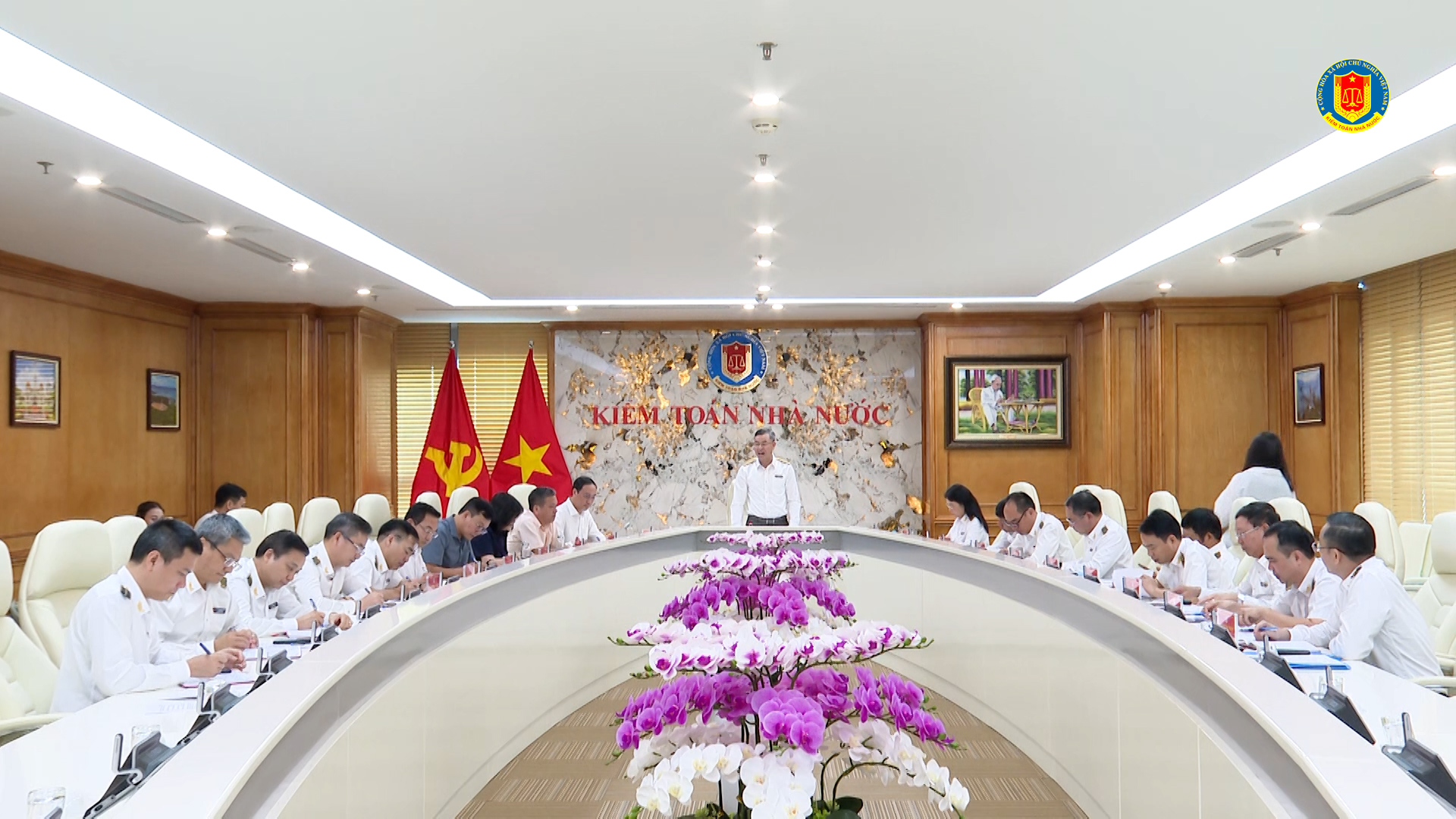 Thường vụ Đảng ủy KTNN cho ý kiến về dự thảo 4 Nghị quyết chuyên đề toàn khoá và một số nhiệm vụ trọng tâm