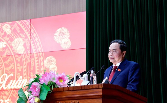 Ủy viên Bộ Chính trị, Chủ tịch Quốc hội Trần Thanh Mẫn thăm và làm việc với Kiểm toán nhà nước