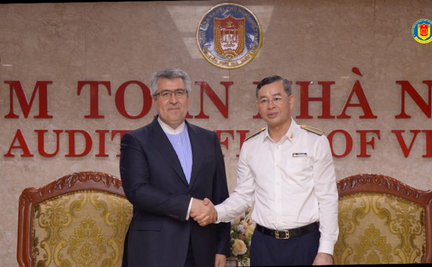 Tổng Kiểm toán nhà nước tiếp xã giao Đại sứ đặc mệnh toàn quyền Iran tại Hà Nội