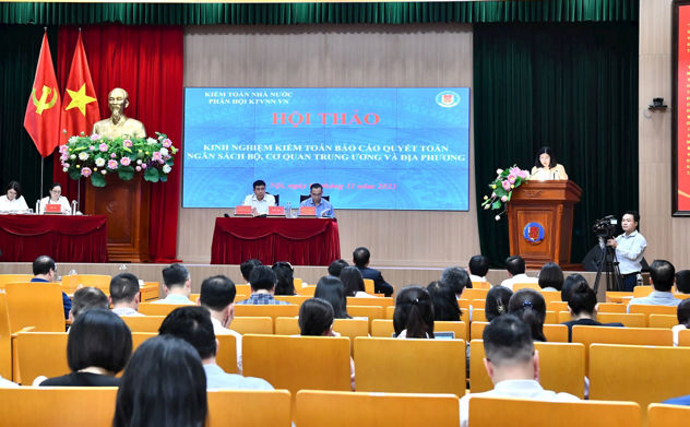 Hội thảo Kinh nghiệm Kiểm toán báo cáo quyết toán ngân sách Bộ, cơ quan trung ương và địa phương