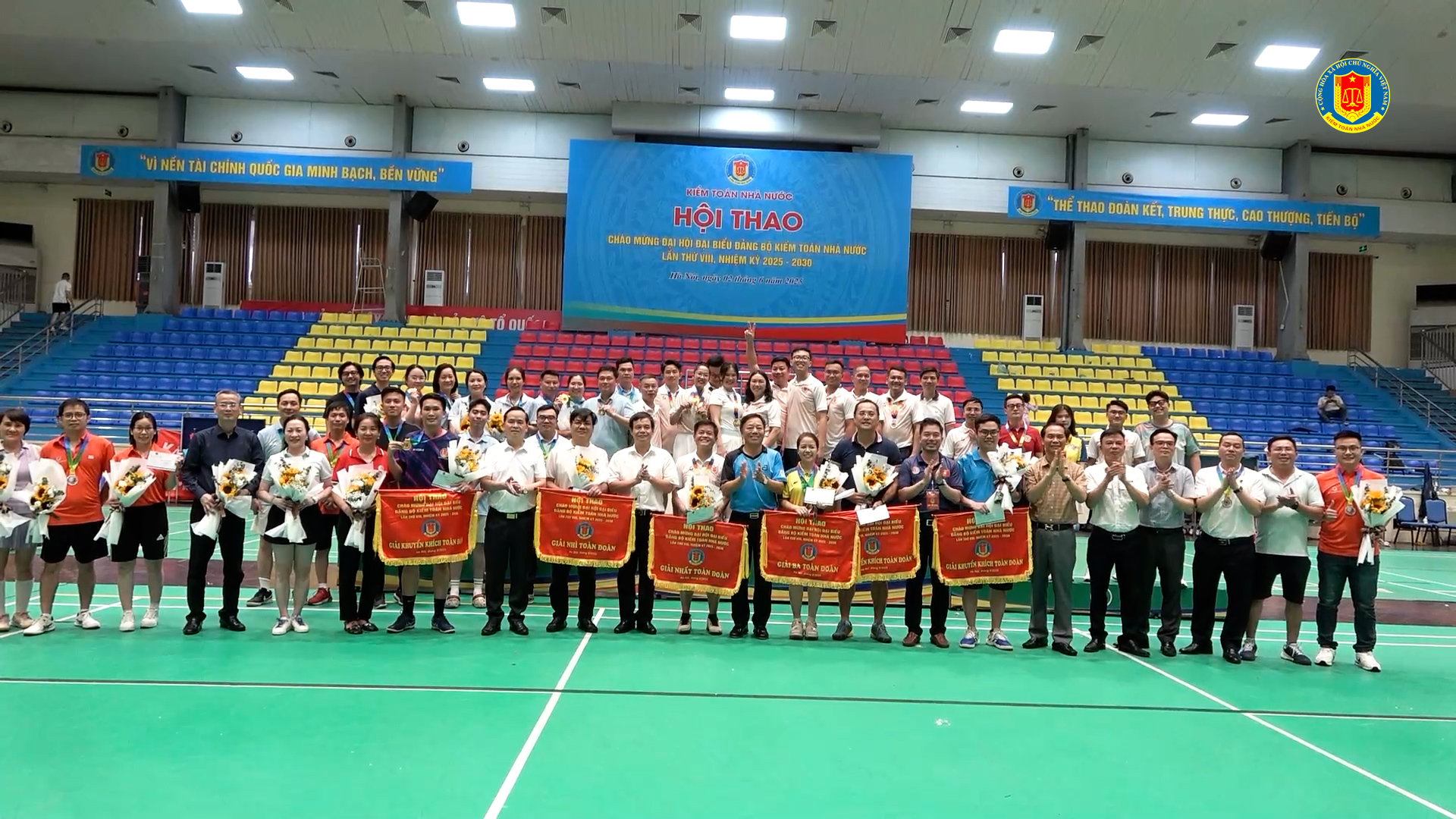 Hội thao chào mừng Đại hội Đảng bộ Kiểm toán nhà nước lần thứ VIII thành công tốt đẹp