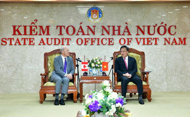 Tổng Kiểm toán nhà nước tiếp Đại sứ đặc mệnh toàn quyền Canada tại Việt Nam