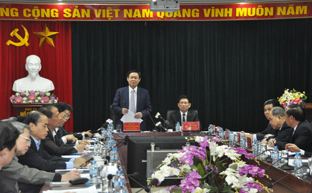Phó Thủ tướng Chính phủ Vương Đình Huệ làm việc với Kiểm toán nhà nước