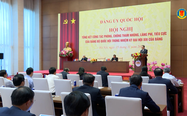 Hội nghị tổng kết công tác phòng, chống tham nhũng, lãng phí, tiêu cực của Đảng bộ Quốc hội