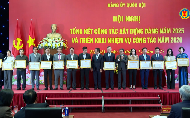 Đảng ủy Quốc hội chủ động đổi mới, quyết tâm hoàn thành thắng lợi nhiệm vụ năm 2026