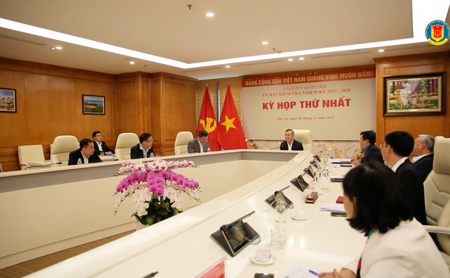 Kỳ họp thứ Nhất Ủy ban Kiểm tra Đảng ủy Quốc hội nhiệm kỳ 2025-2030