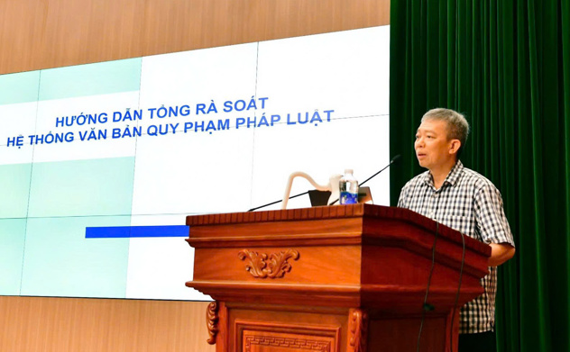 Kiểm toán nhà nước tập huấn hướng dẫn tổng rà soát văn bản quy phạm pháp luật
