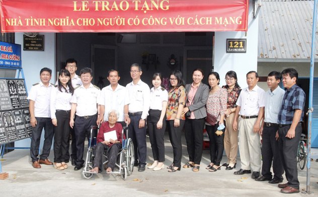 Công đoàn KTNN khu vực V trao tặng nhà tình nghĩa tại tỉnh Kiên Giang