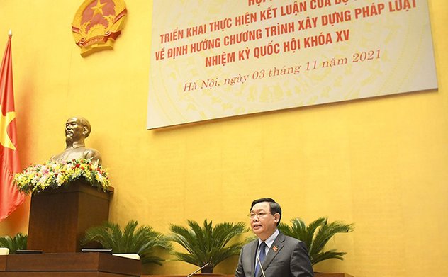 Hội nghị trực tuyến toàn quốc triển khai thực hiện Kết luận của Bộ Chính trị về định hướng Chương trình Xây dựng pháp luật nhiệm kỳ Quốc hội Khóa XV