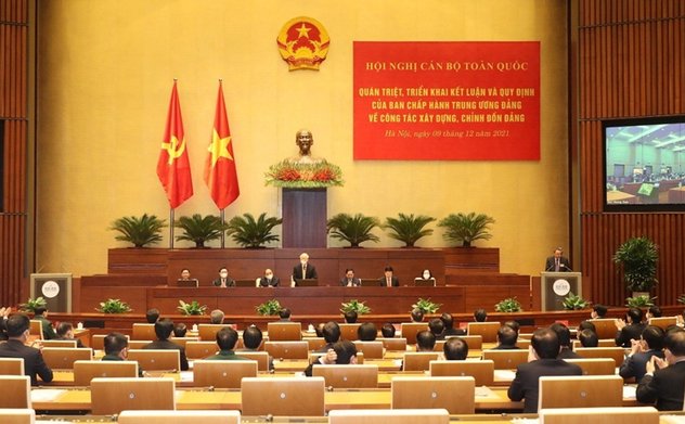 Hội nghị cán bộ toàn quốc quán triệt, triển khai thực hiện Kết luận và Quy định của Ban Chấp hành TW về xây dựng, chỉnh đốn Đảng