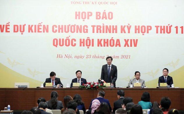 Kỳ họp 11, Quốc hội khóa XIV sẽ dành 07 ngày để xem xét, quyết định về công tác nhân sự