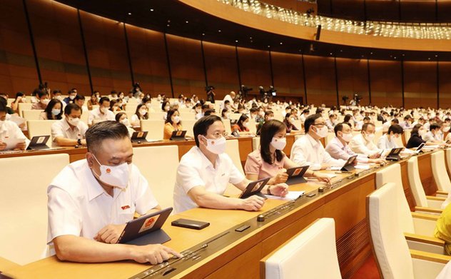 Quốc hội biểu quyết thông qua Nghị quyết về cơ cấu tổ chức của Chính  phủ nhiệm kỳ 2021-2026