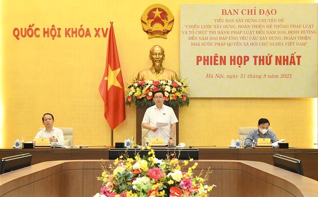 Phiên họp thứ nhất Tiểu ban Xây dựng chuyên đề chiến lược xây dựng, hoàn thiện hệ thống pháp luật và tổ chức thi hành pháp luật