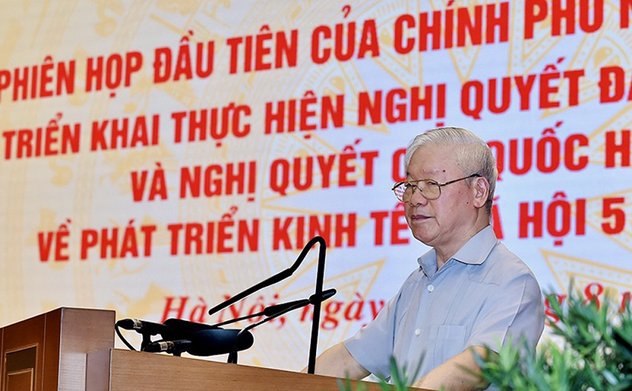 Phiên họp đầu tiên của Chính phủ nhiệm kỳ 2021-2026: Triển khai thực hiện Nghị quyết của Đảng và Nghị quyết của Quốc hội