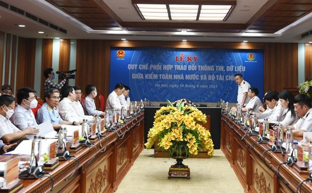 Kiểm toán nhà nước ký Quy chế Phối hợp trao đổi thông tin, dữ liệu với Bộ Tài chính