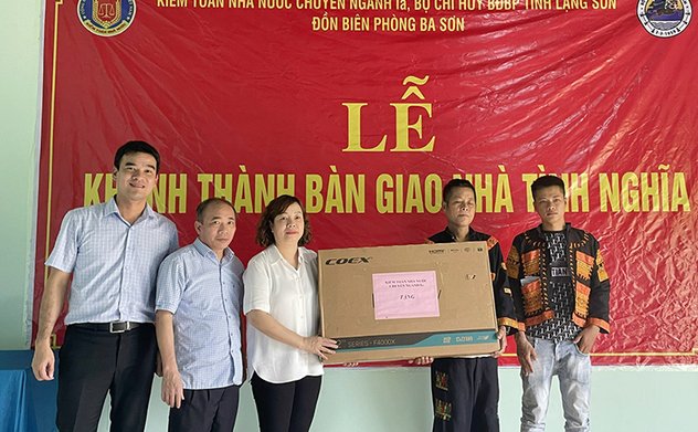 KTNN chuyên ngành Ia trao nhà tình nghĩa tại huyện Cao Lộc, tỉnh Lạng Sơn