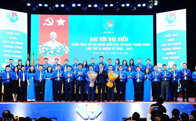 Đại hội Đoàn Khối các cơ quan Trung ương khóa IV: Phát huy tinh thần xung kích, sáng tạo của tuổi trẻ
