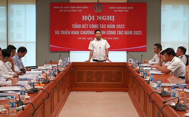 Vụ Pháp chế tổ chức Hội nghị tổng kết công tác năm 2022 và triển khai chương trình công tác năm 2023
