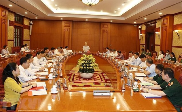 Tổng Bí thư Nguyễn Phú Trọng chủ trì họp Thường trực Ban Chỉ đạo Trung ương về phòng chống tham nhũng, tiêu cực