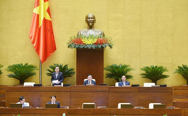 Quốc hội nghe báo cáo và thảo luận về về một số nội dung còn ý kiến khác nhau của dự án Luật sửa đổi, bổ sung một số điều của Luật Sở hữu trí tuệ.