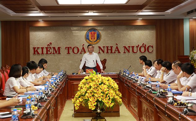 Ủy viên BCH Trung ương Đảng, Phó Tổng Kiểm toán nhà nước phụ trách Ngô Văn Tuấn làm việc với KTNN chuyên ngành VI