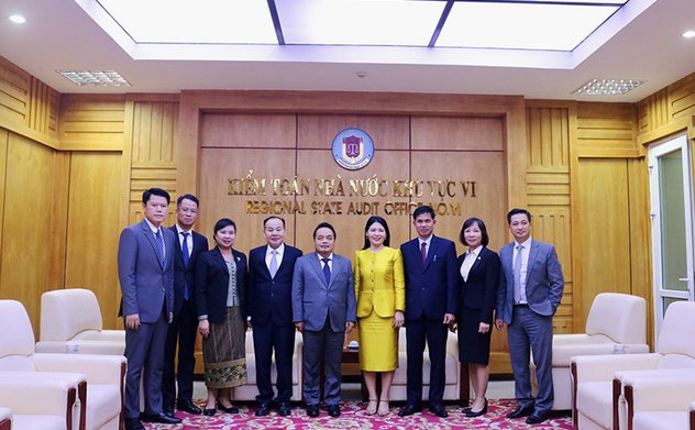 Chủ tịch Kiểm toán nhà nước Lào Viengthavisone Thephachanh thăm và làm việc với Kiểm toán nhà nước khu vực VI tại Quảng Ninh