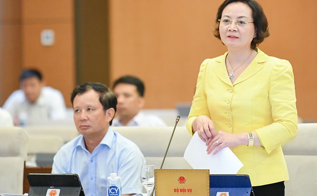 Ủy ban Thường vụ Quốc hội biểu quyết thông qua về nguyên tắc dự thảo Nghị quyết số 1211/2016/UBTVQH13 về tiêu chuẩn, phân loại đơn vị hành chính