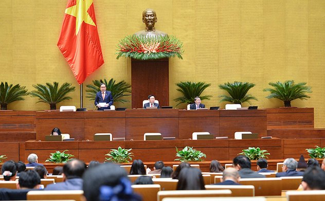 Quốc hội biểu quyết thông qua Nghị quyết về về việc điều chỉnh kế hoạch vốn vay lại năm 2022 của các địa phương