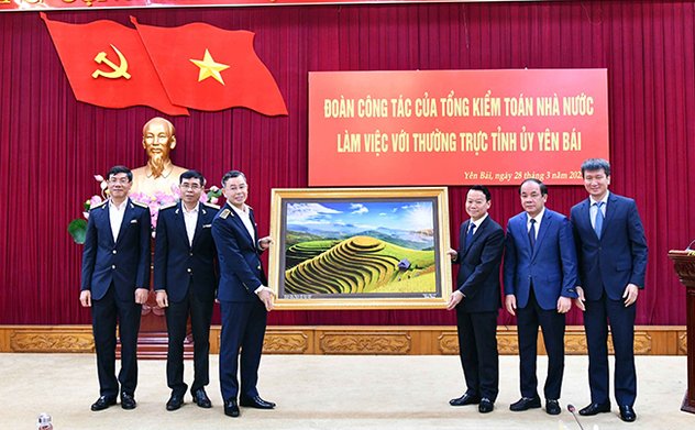 Tăng cường phối hợp công tác giữa Kiểm toán nhà nước và Tỉnh ủy Yên Bái