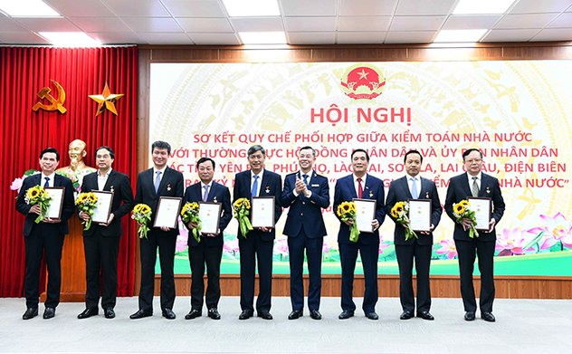 Sơ kết Quy chế Quy chế phối hợp giữa Kiểm toán nhà nước và Thường trực HĐND, UBND các tỉnh Điện Biên, Lai Châu, Sơn La, Lào Cai, Yên Bái, Phú Thọ