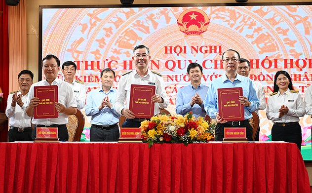 Hội nghị tổng kết và ký Quy chế phối hợp công tác giữa Kiểm toán nhà nước với Hội đồng nhân dân, Uỷ ban nhân dân tỉnh Hà Tĩnh, Quảng Bình, Quảng Trị, Thừa Thiên Huế