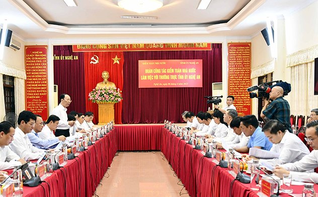 Tăng cường mối quan hệ hợp tác giữa Kiểm toán nhà nước với tỉnh Nghệ An