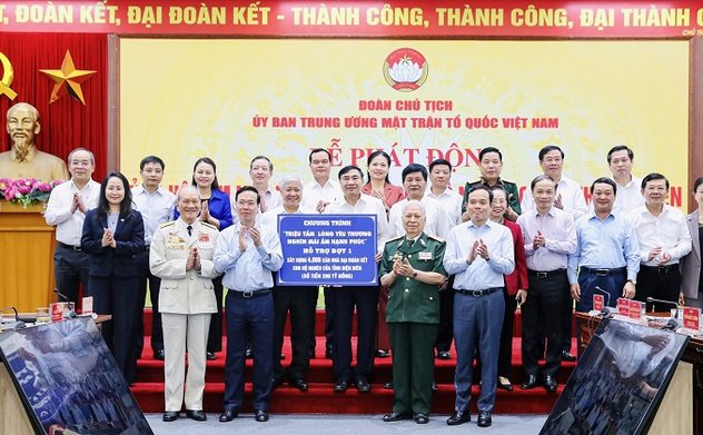 Chủ tịch nước Võ Văn Thưởng phát động, kêu gọi xây dựng 7.000 - 8.000 căn nhà đại đoàn kết cho đồng bào Điện Biên, Tây Bắc