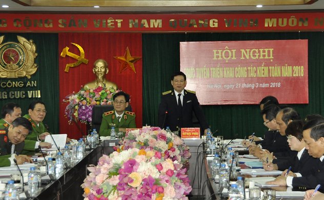 Triển khai kiểm toán Tổng cục Cảnh sát Thi hành án hình sự và Hỗ trợ tư  pháp - Tổng cục VIII