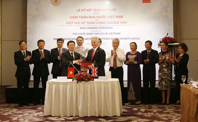 Kiểm toán nhà nước Việt Nam và Hiệp hội kế toán công chứng Vương quốc Anh ký kết Bản ghi nhớ hợp tác