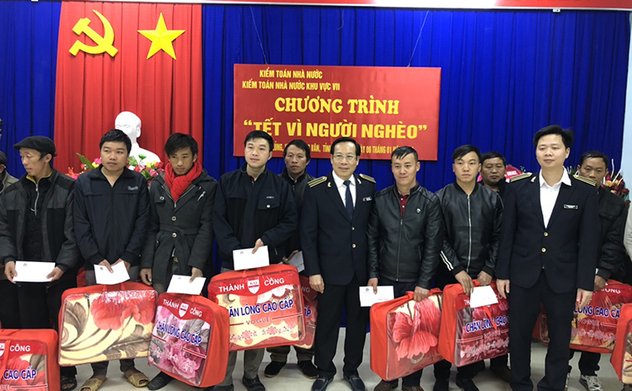 KTNN khu vực VII trao quà “Tết vì người nghèo năm 2020”  tại các tỉnh Tây Bắc