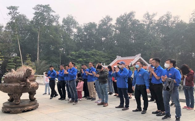 Chi đoàn Thanh niên KTNN chuyên ngành II tổ chức sinh hoạt học tập chính trị tại Khu di tích K9 - Đá Chông
