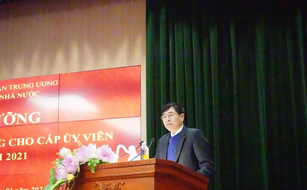 Khai mạc Lớp bồi dưỡng nghiệp vụ công tác đảng cấp ủy năm 2021