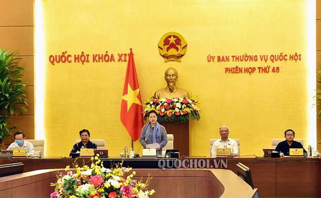 Khai mạc Phiên họp thứ 45 của Ủy ban Thường vụ Quốc hội