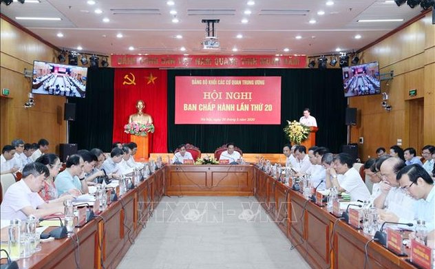 Hội nghị mở rộng lần thứ 20 Ban Chấp hành Đảng bộ Khối các cơ quan Trung ương