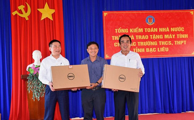 Tổng Kiểm toán nhà nước Hồ Đức Phớc thăm và làm việc với tỉnh Bạc Liêu