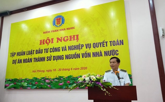 Kiểm toán nhà nước tổ chức Hội nghị tập huấn Luật Đầu tư công và nghiệp vụ quyết toán dự án hoàn thành sử dụng nguồn vốn Nhà nước