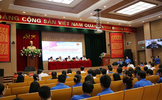 Lãnh đạo Kiểm toán nhà nước đối thoại trực tuyến với đoàn viên, thanh niên KTNN