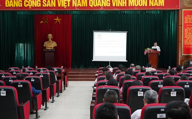 Hội nghị tập huấn Luật sửa đổi, bổ sung một số điều của Luật KTNN