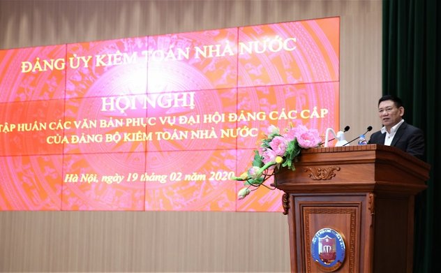 KTNN tập huấn các văn bản phục vụ đại hội Đảng các cấp của Đảng bộ KTNN