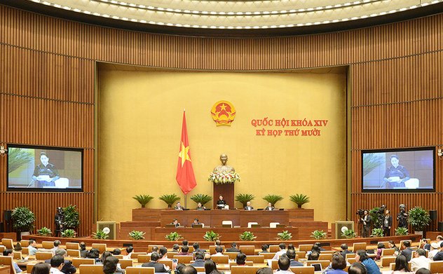 Quốc hội tiến hành chất vấn và trả lời chất vấn về việc thực hiện các Nghị quyết của Quốc hội về giám sát chuyên đề, chất vấn trong nhiệm kỳ khóa XIV và một số Nghị quyết của Quốc hội trong nhiệm kỳ khóa XIII