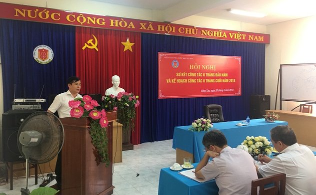 KTNN khu vực XIII triển khai sơ kết 6 tháng đầu năm năm 2018