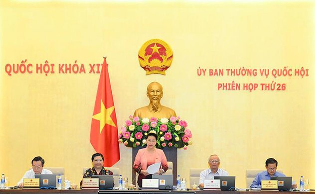 Ủy ban thường vụ Quốc hội khóa XIV khai mạc Phiên họp thứ 26