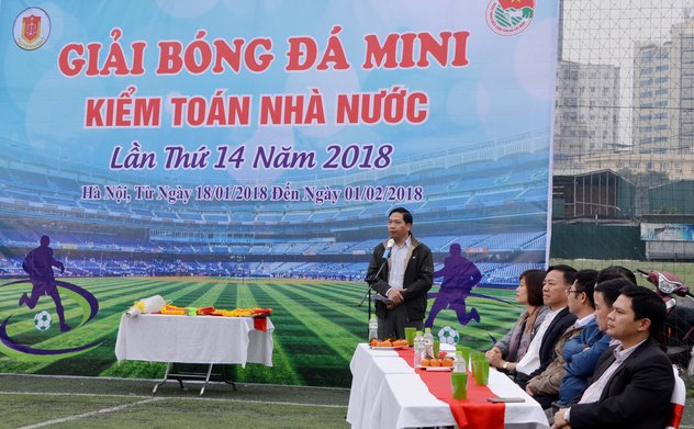 Khai mạc Giải bóng đá mini Kiểm toán nhà nước lần thứ 14